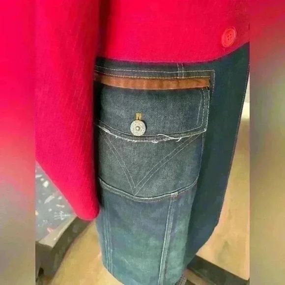 Dolce & Gabbana Wool Denim Coat,  Size 40/M - Picture 9 of 9